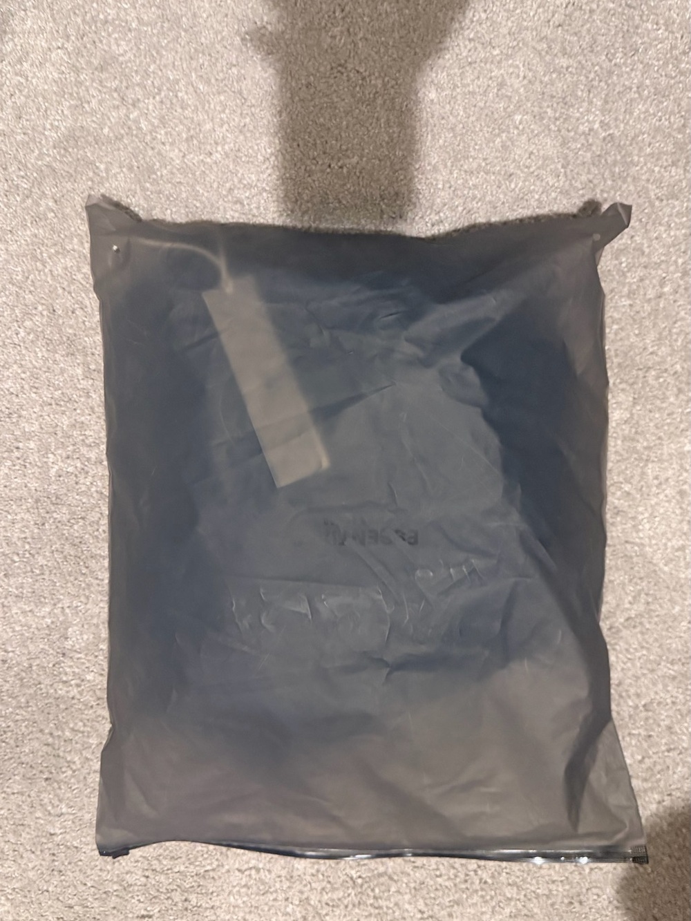 Essentials Black Fleece-Lined Hoodie (M)